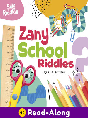 cover image of Zany School Riddles